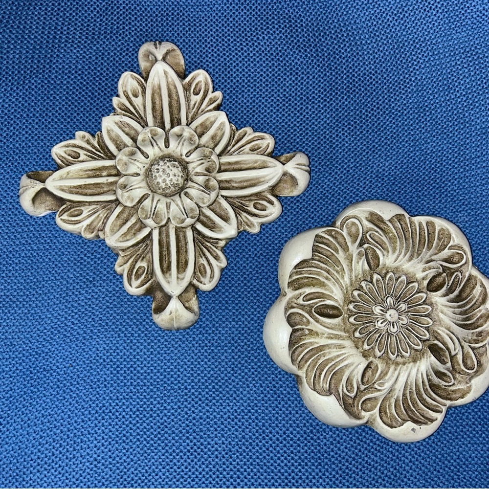 Decorative Floral Metal Appliqués